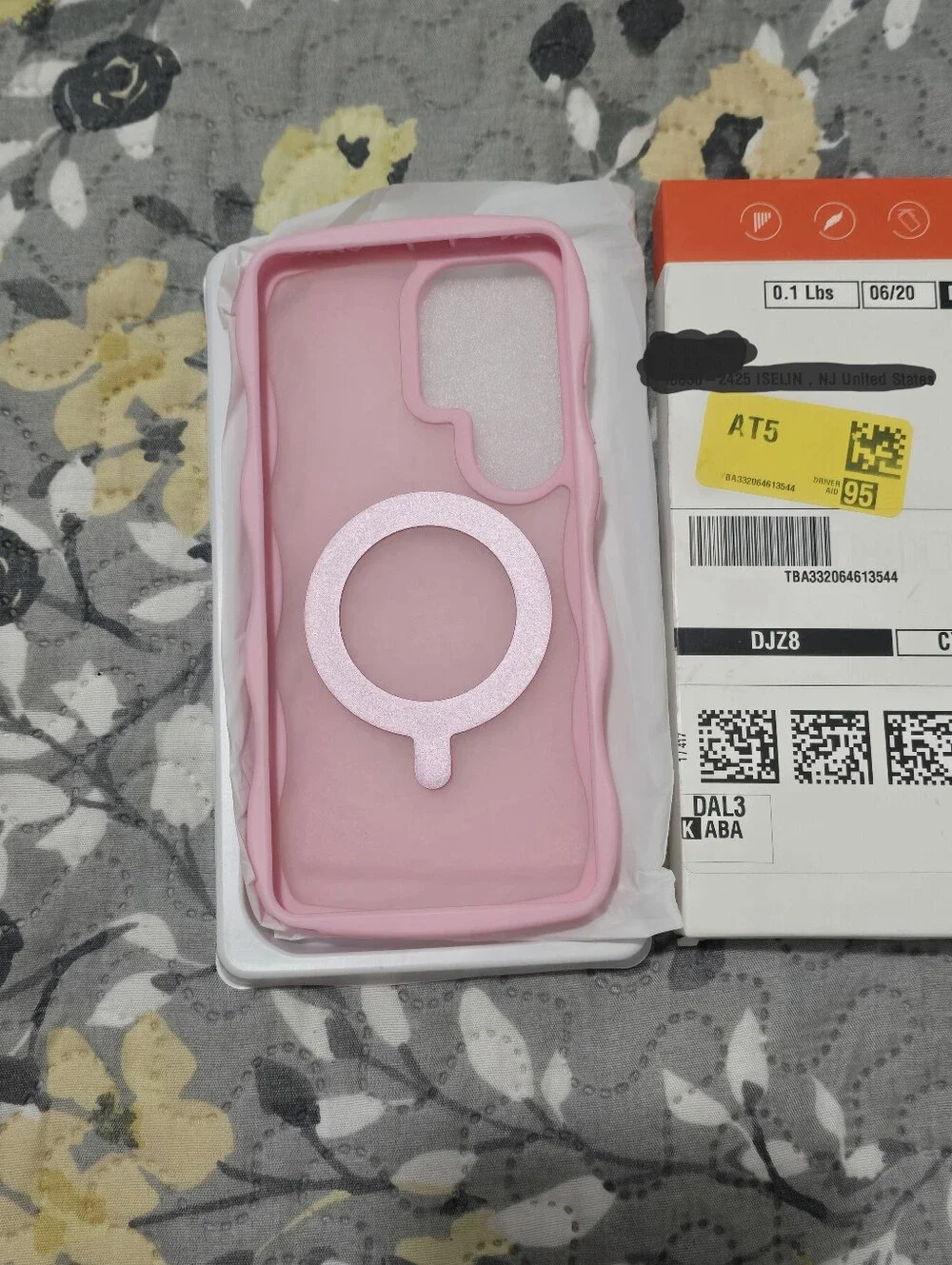 Cute Wavy Rugged Case for Samsung Galaxy S26 Ultra Phone